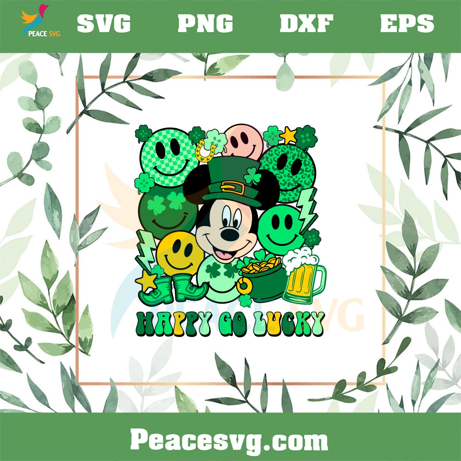 st patricks day mickey mouse shirt